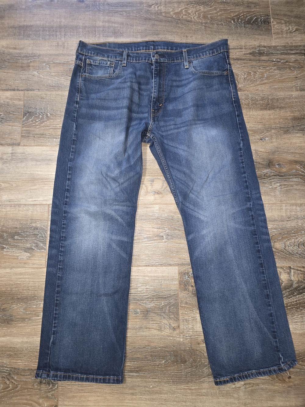 Levis 569 36x32 Loose Fit Dark Blue Men's Classic Blue Denim Jeans